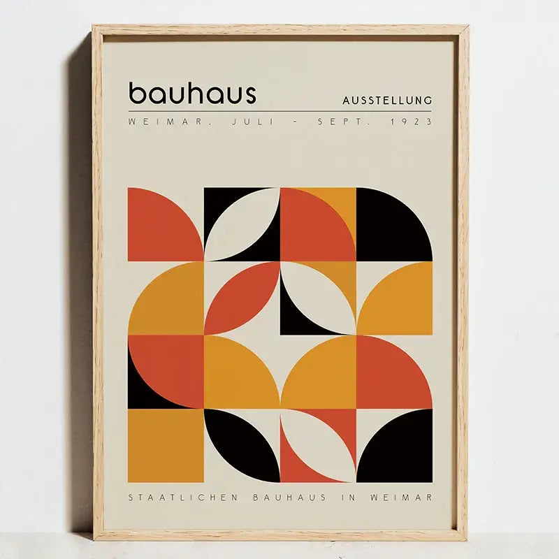 Black White Bauhaus Posters