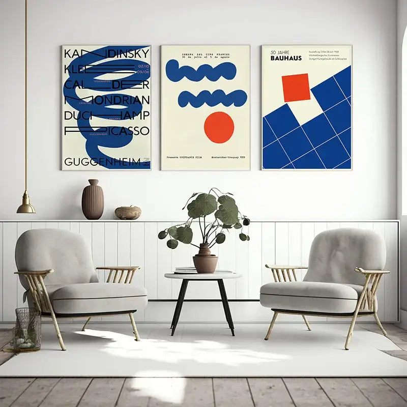 Black White Bauhaus Posters