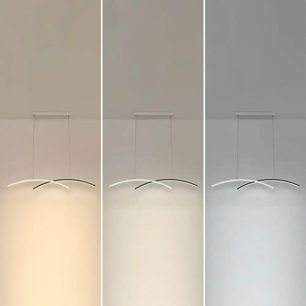 Black Arc Ceiling Light