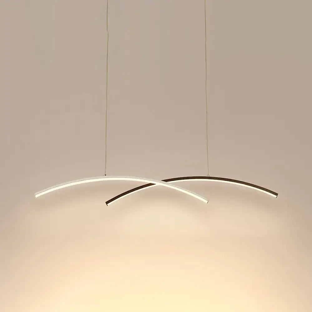 Black Arc Ceiling Light