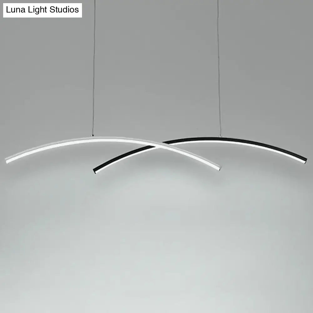Black Arc Ceiling Light