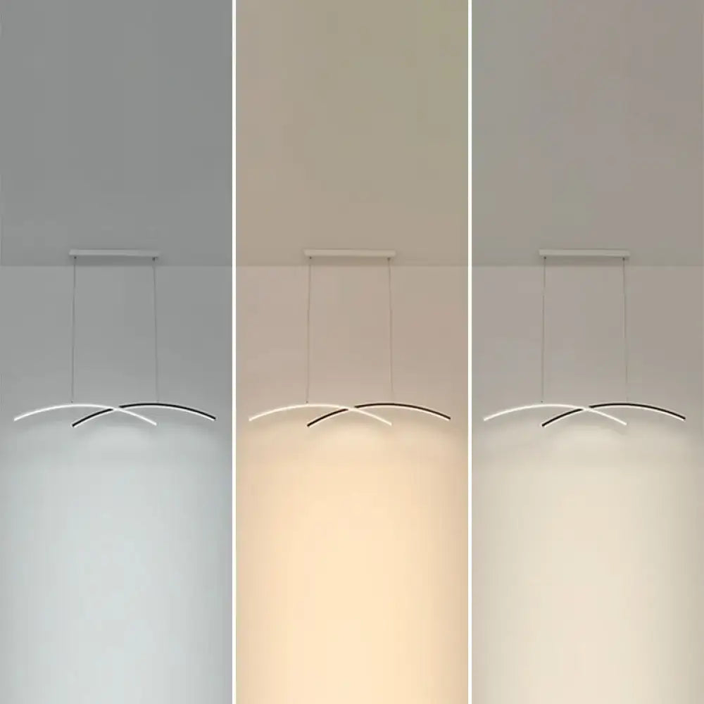Black Arc Ceiling Light