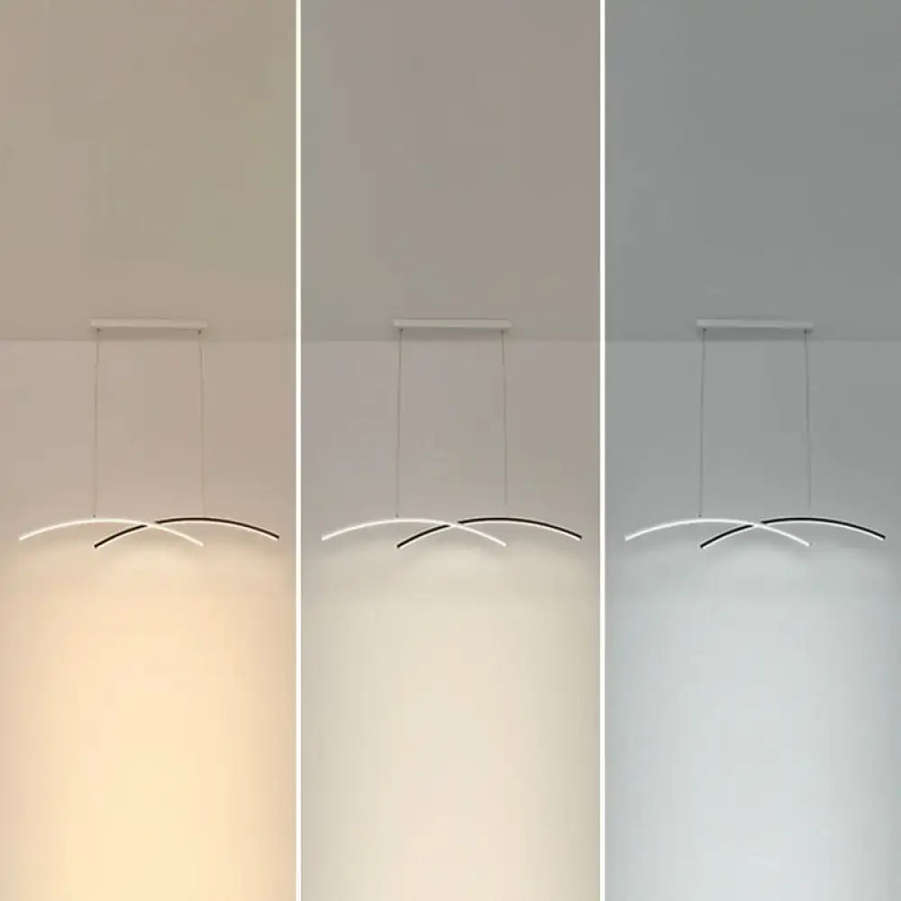 Black Arc Ceiling Light