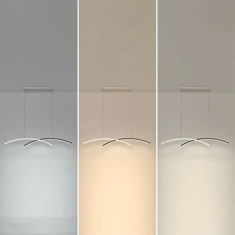 Black Arc Ceiling Light