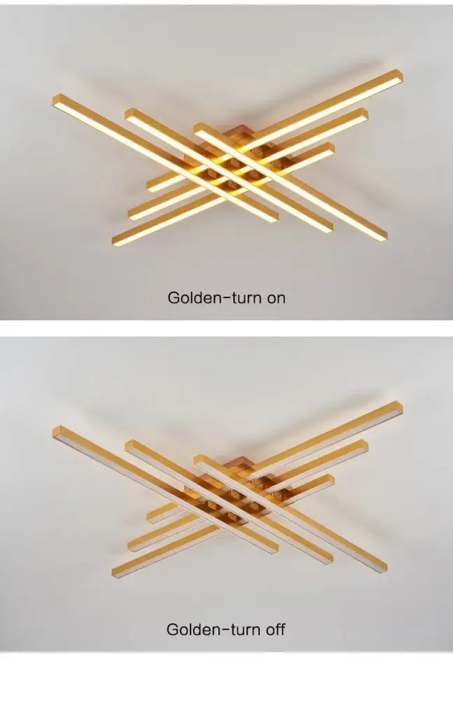 Black Square LED Chandelier