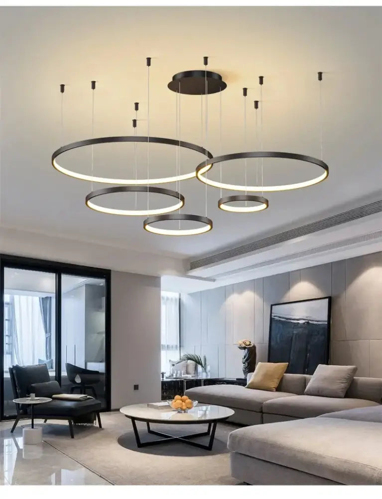 Black Gold Dimmable Pendant
