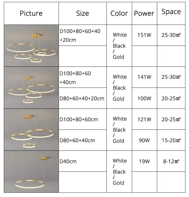 Black Gold Dimmable Pendant