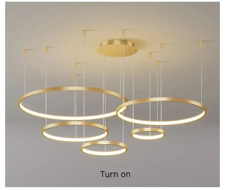 Black Gold Dimmable Pendant