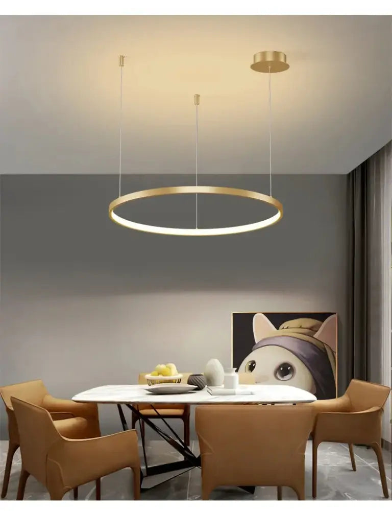 Black Gold Dimmable Pendant