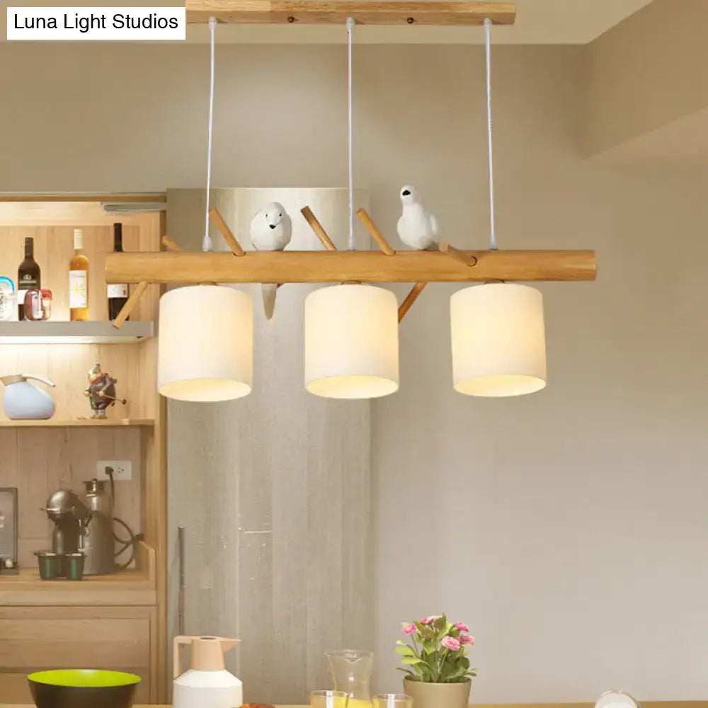 Wood Branch Island Pendant