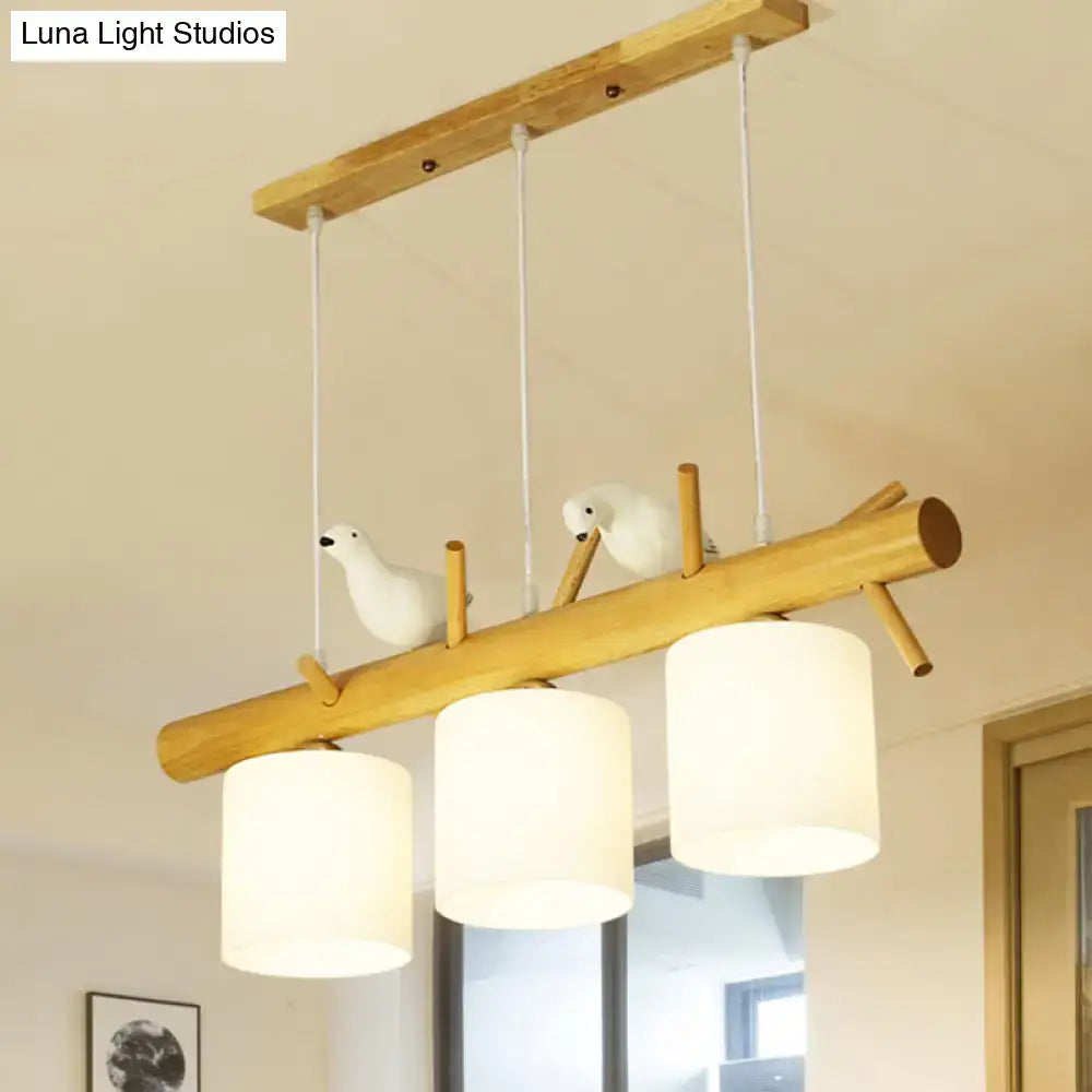 Wood Branch Island Pendant
