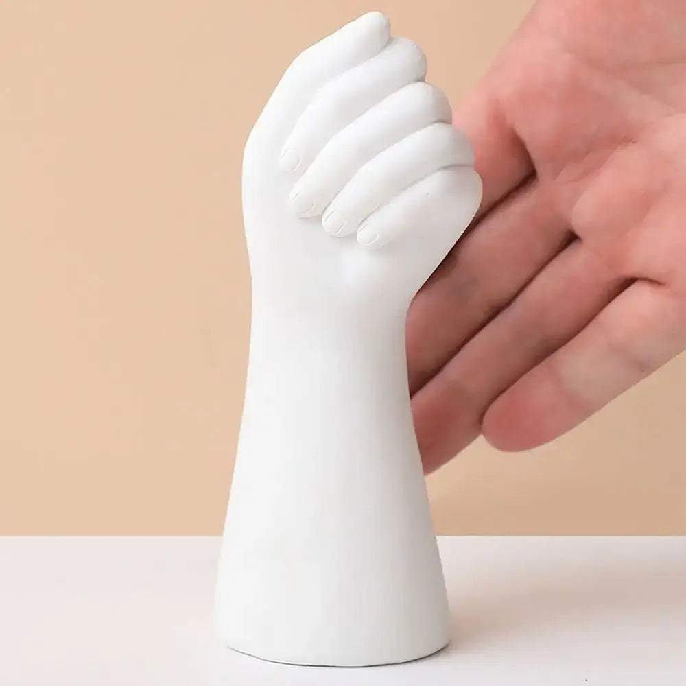 White Ceramic Arm Vase