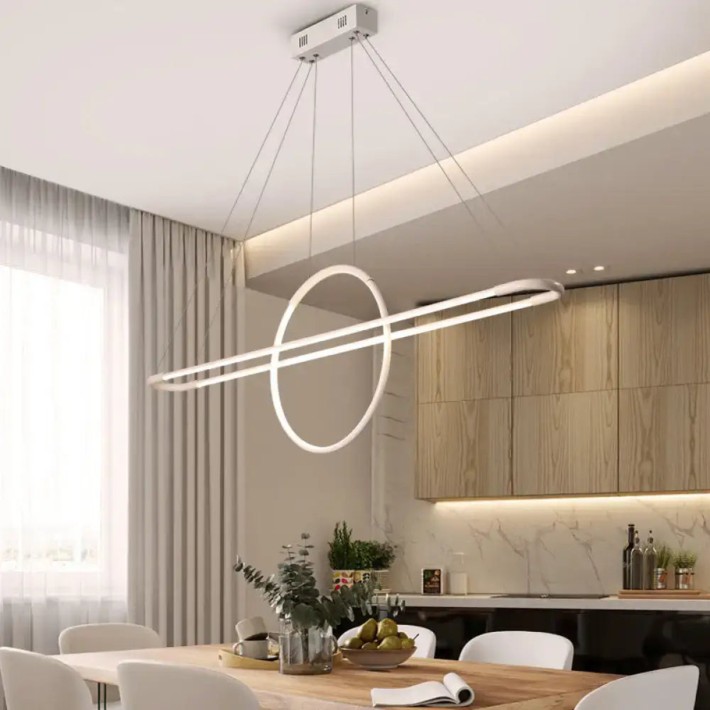 Gold Geometric Island Light