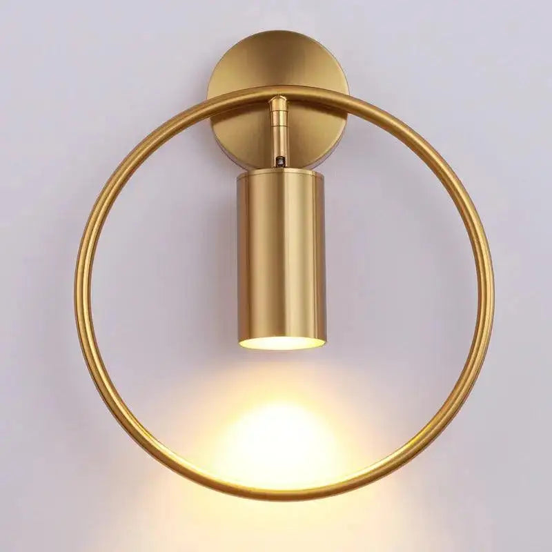 Black Gold Nordic Sconce