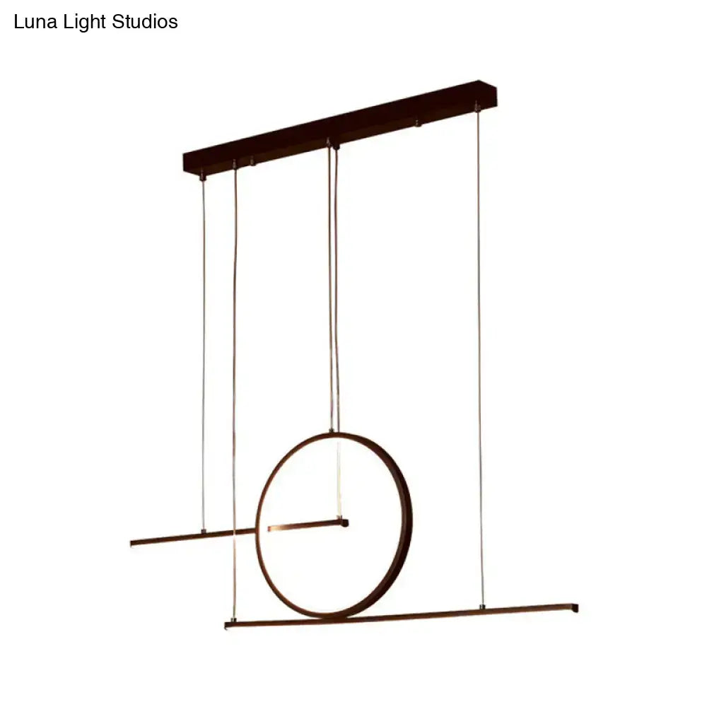 Black Gold Warm Pendant Light