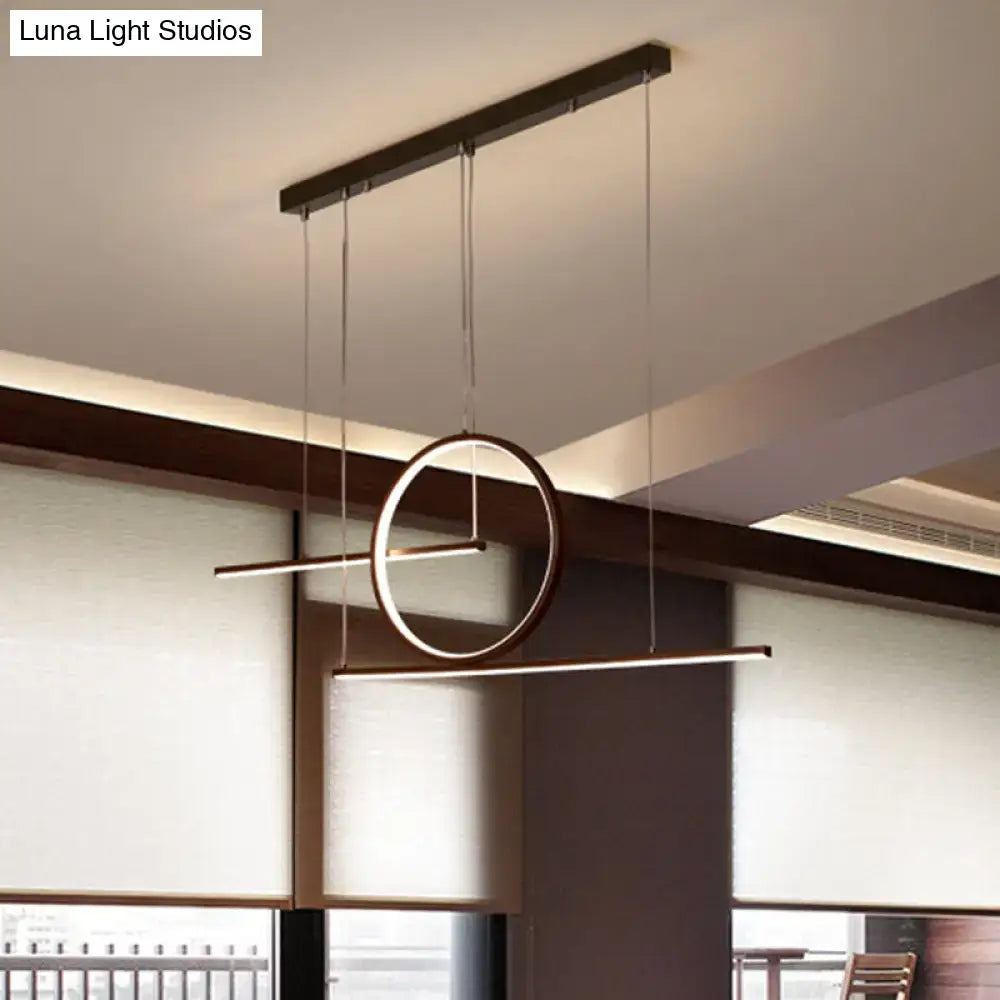 Black Gold Warm Pendant Light