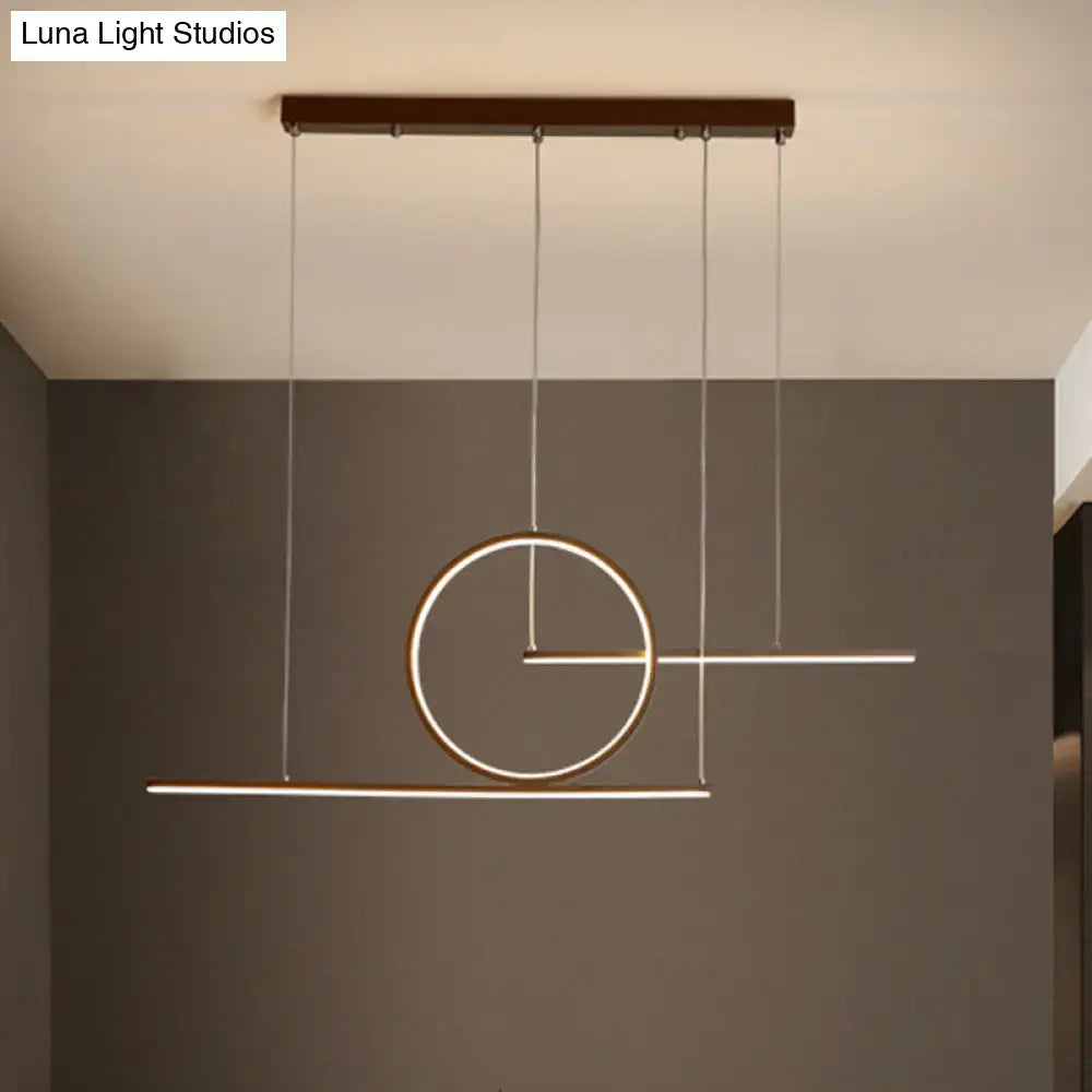 Black Gold Warm Pendant Light