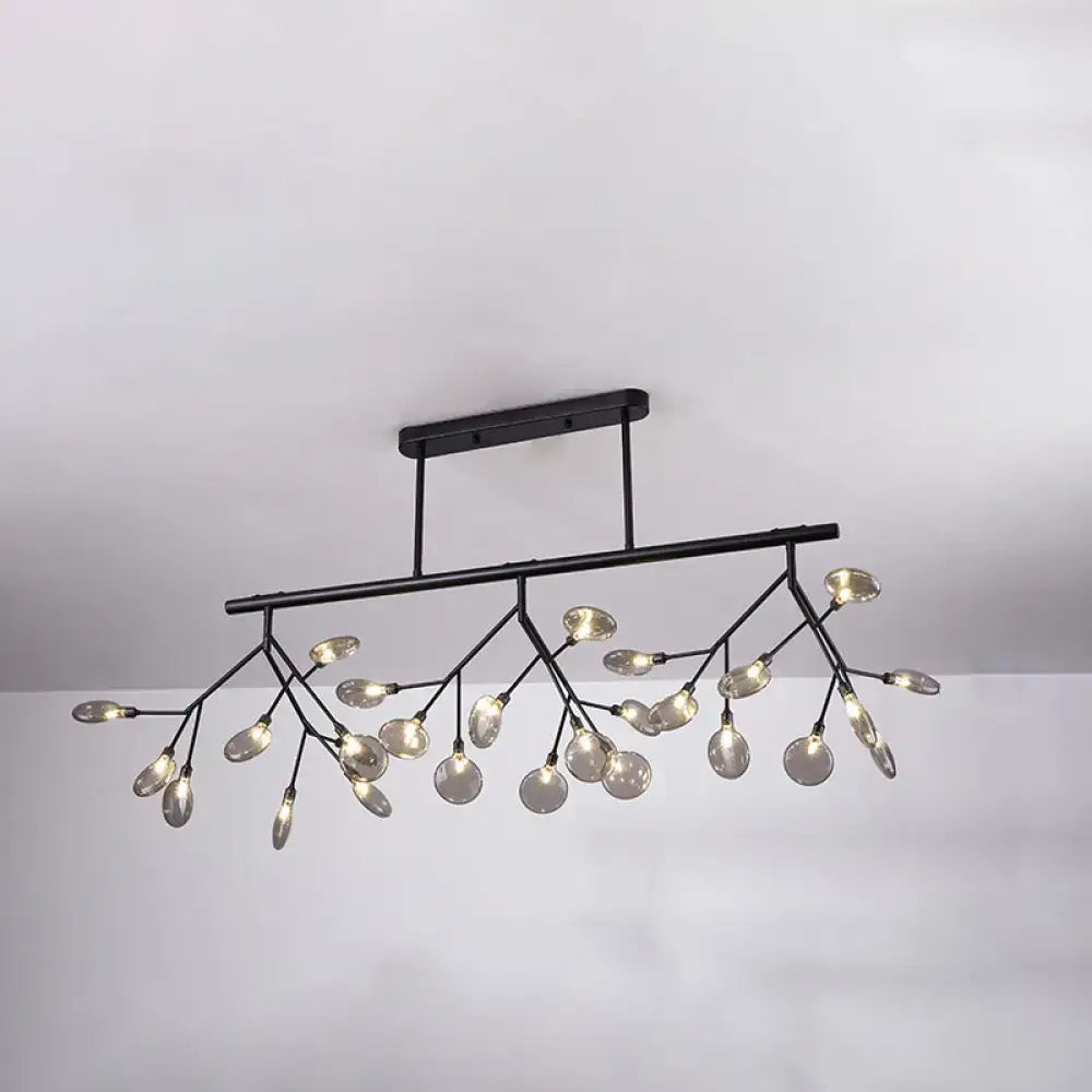 Gold Branching Linear Island Light