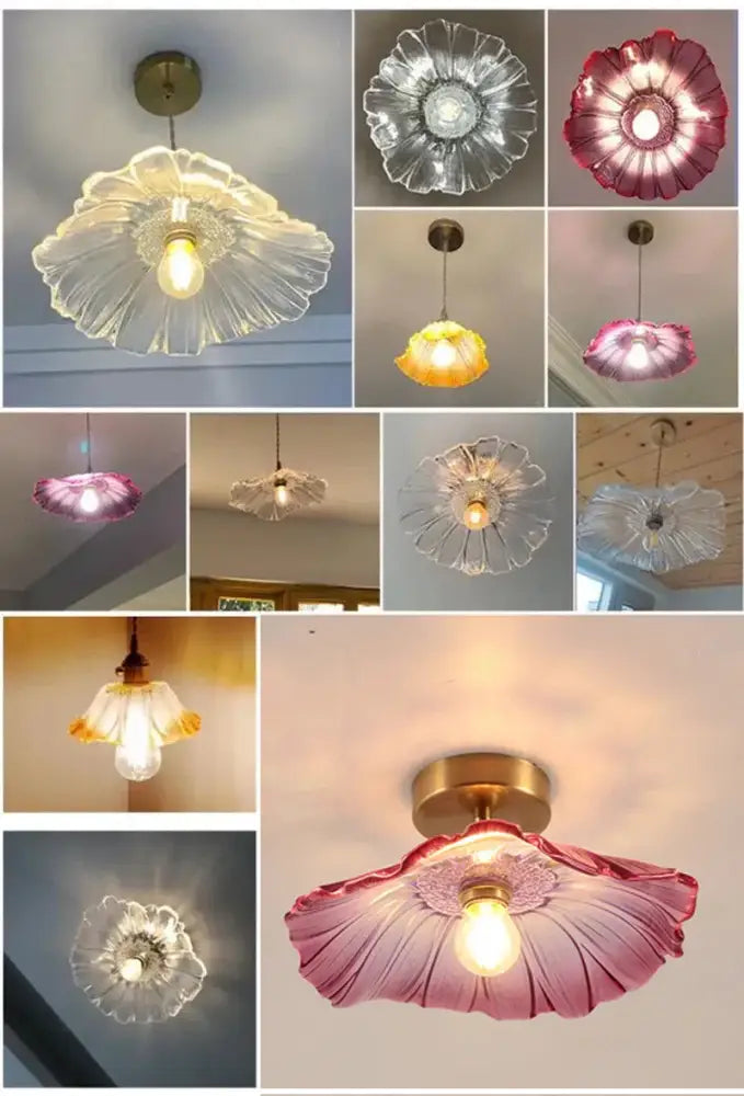 Green Leaf Ceiling Light