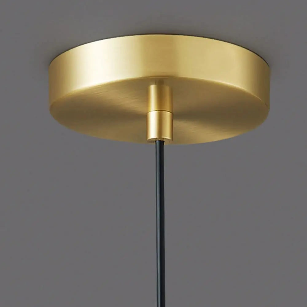Gold Teardrop Pendant Light