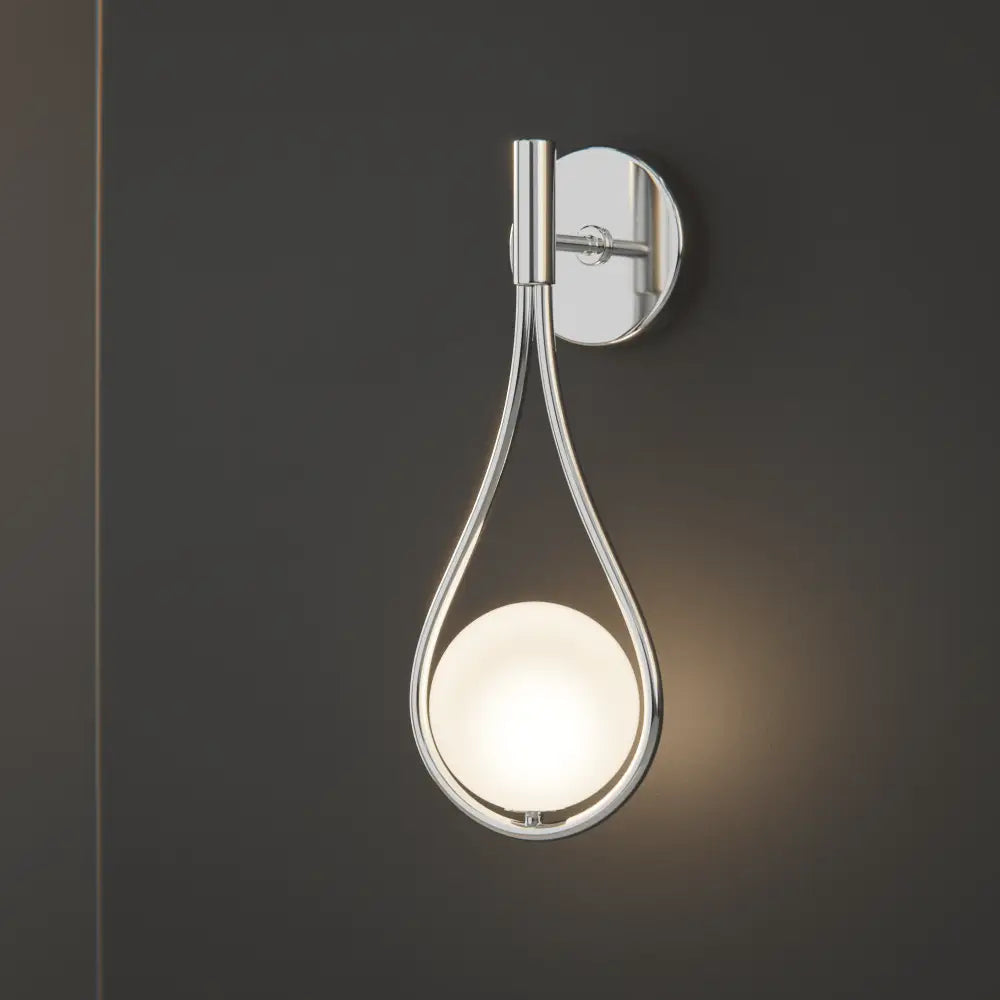 Black Teardrop Wall Sconce