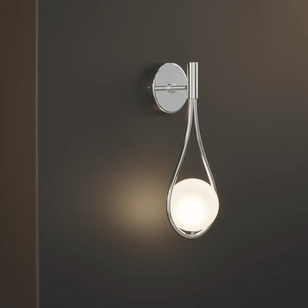Black Teardrop Wall Sconce