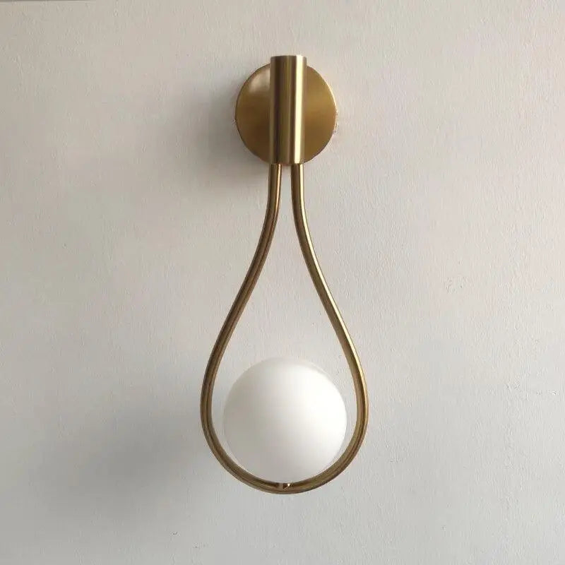 Black Teardrop Wall Sconce