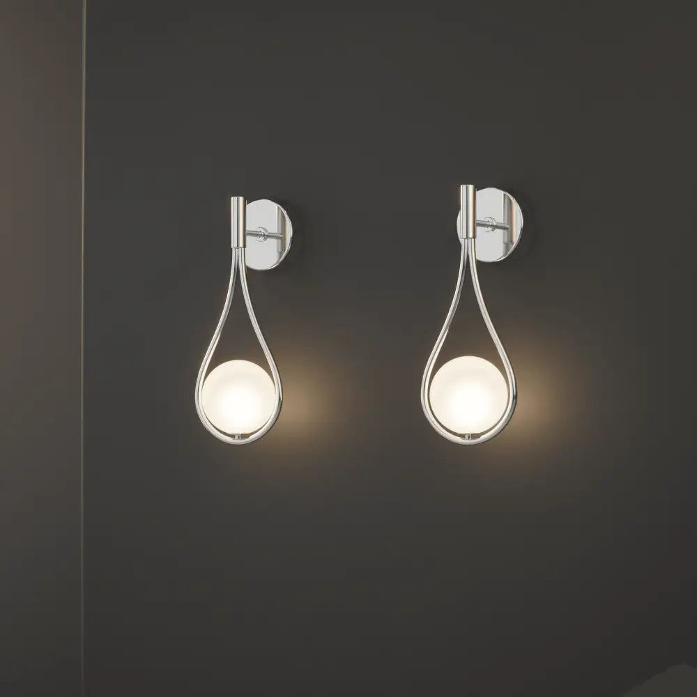 Black Teardrop Wall Sconce