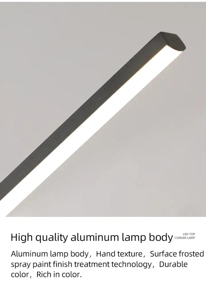 Black Linear Pendant Light 100cm for Dining