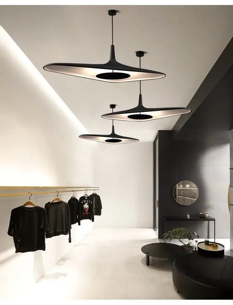 Black Disc Pendant Lamp