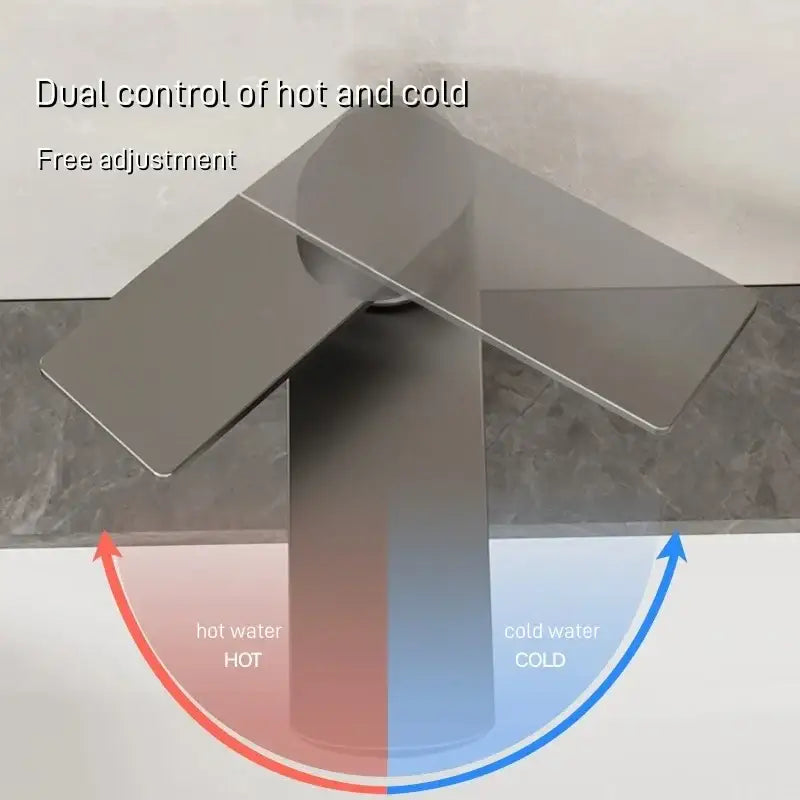 Grey Single Handle Faucet