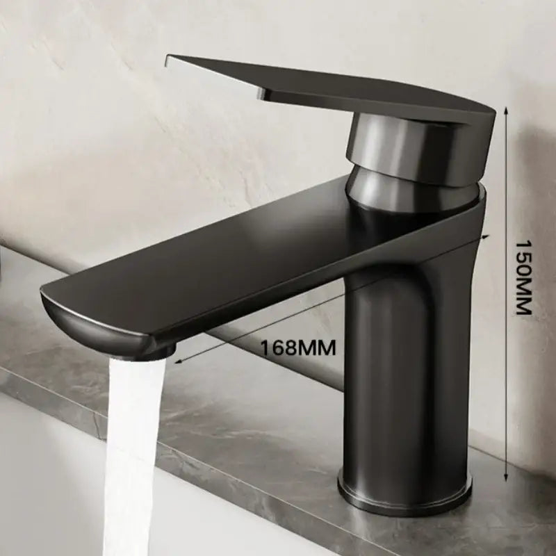 Grey Single Handle Faucet