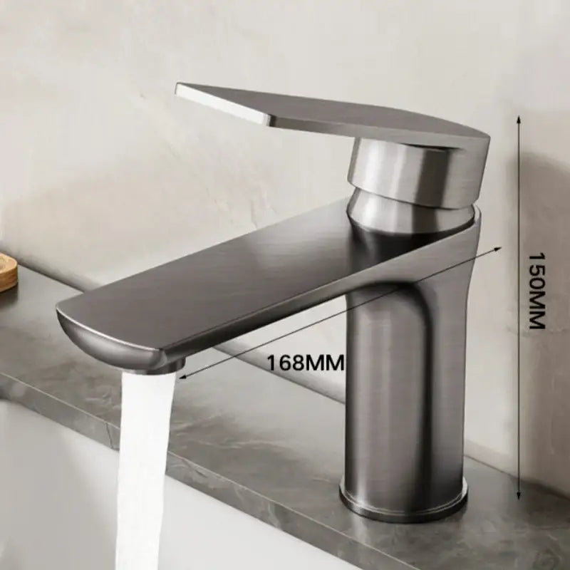 Grey Single Handle Faucet