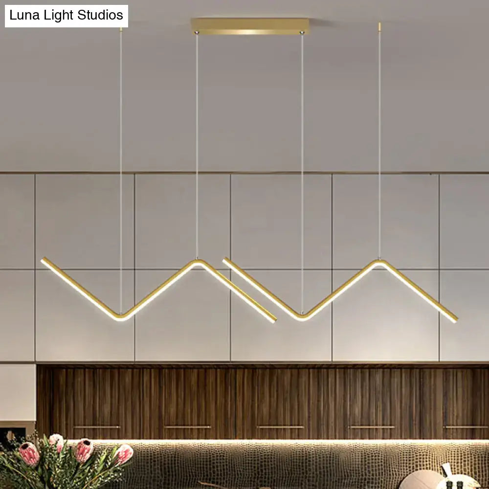 Black Gold Metal Lamp