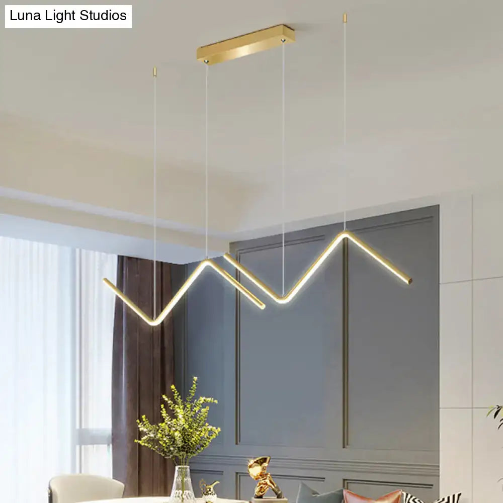 Black Gold Metal Lamp