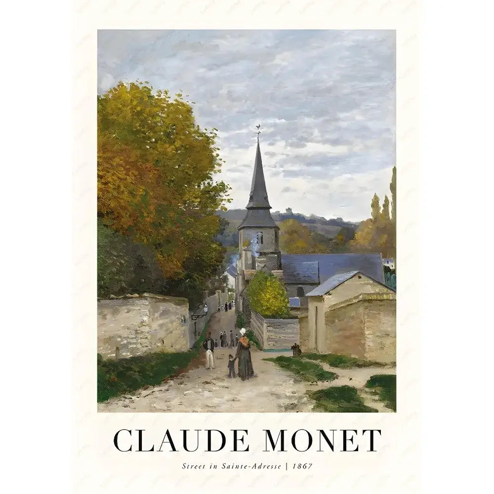 Monet Wildflower Poster Print