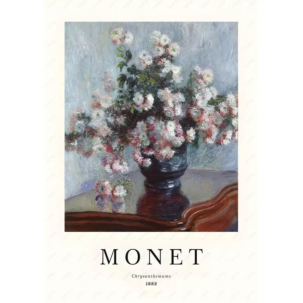Monet Wildflower Poster Print