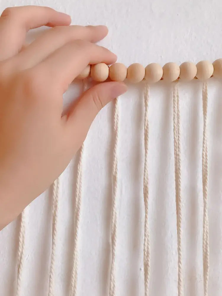 Beige Macrame Wall Tapestry
