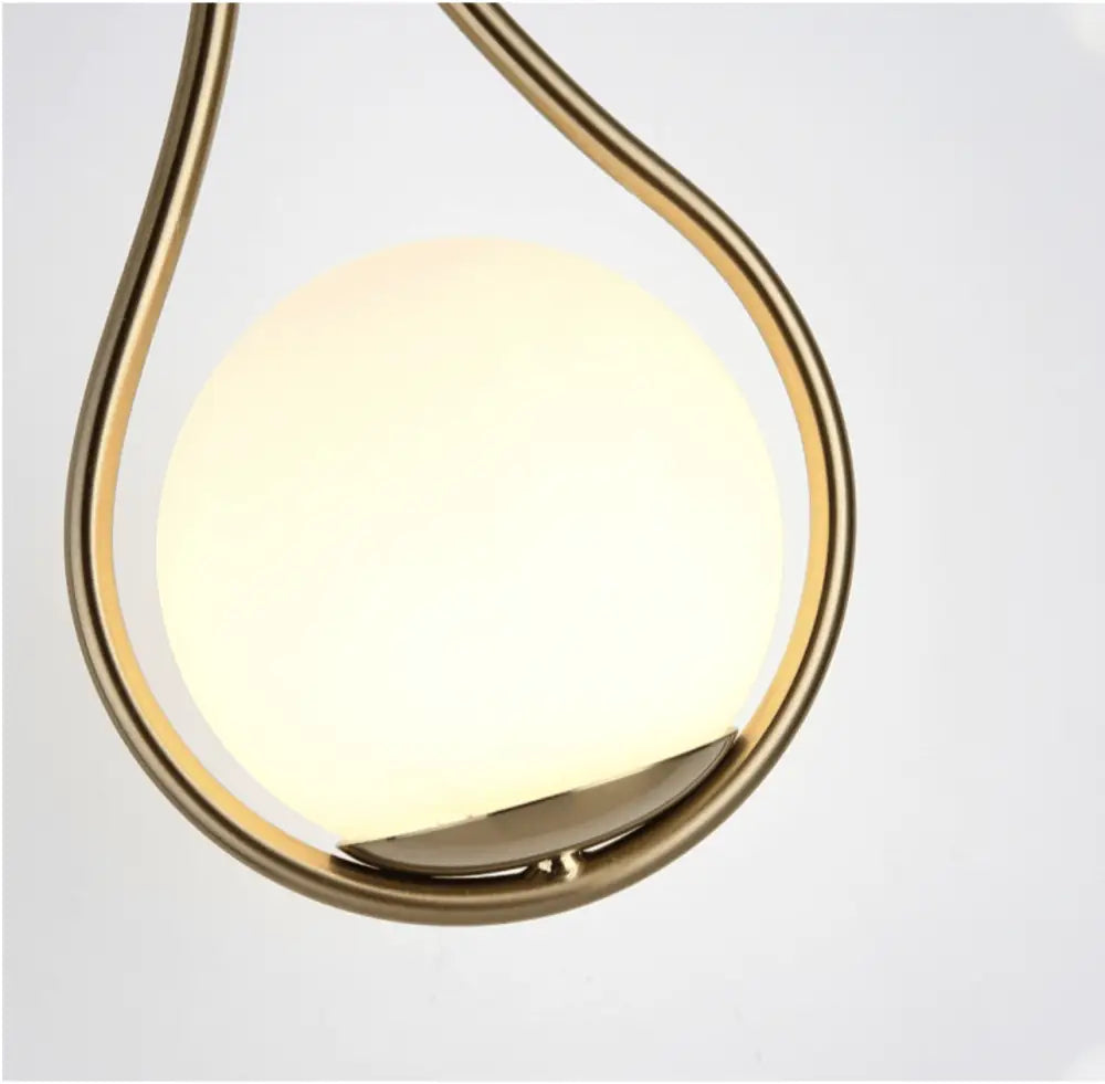 Gold Teardrop Nordic Sconce