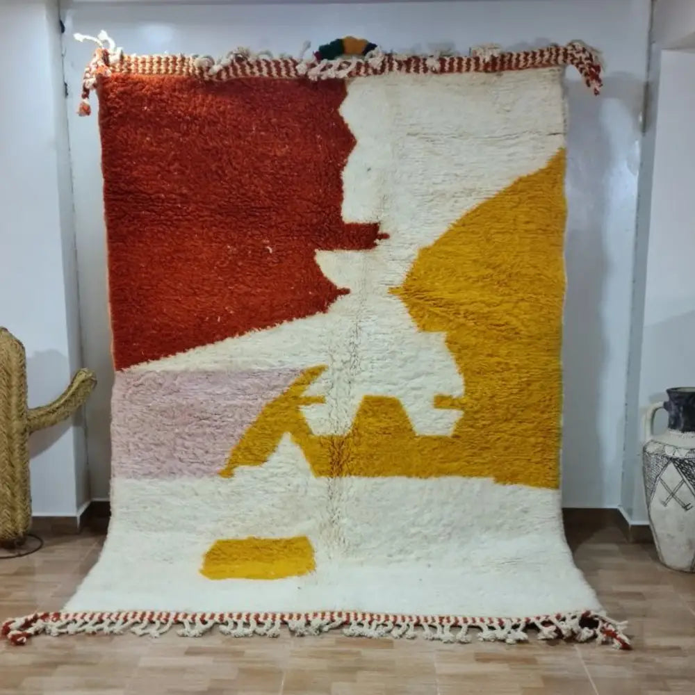 Geometric Moroccan Living Rug