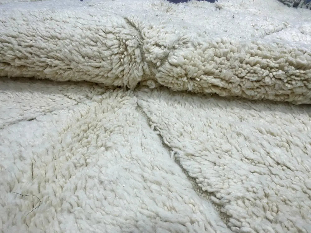 Cream Diamond Moroccan Rug