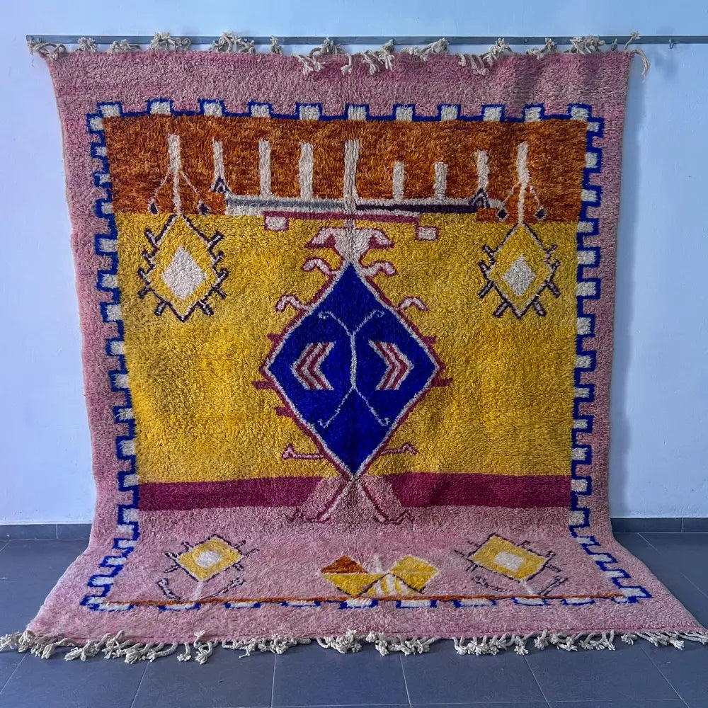 Pink Moroccan Beni Rug