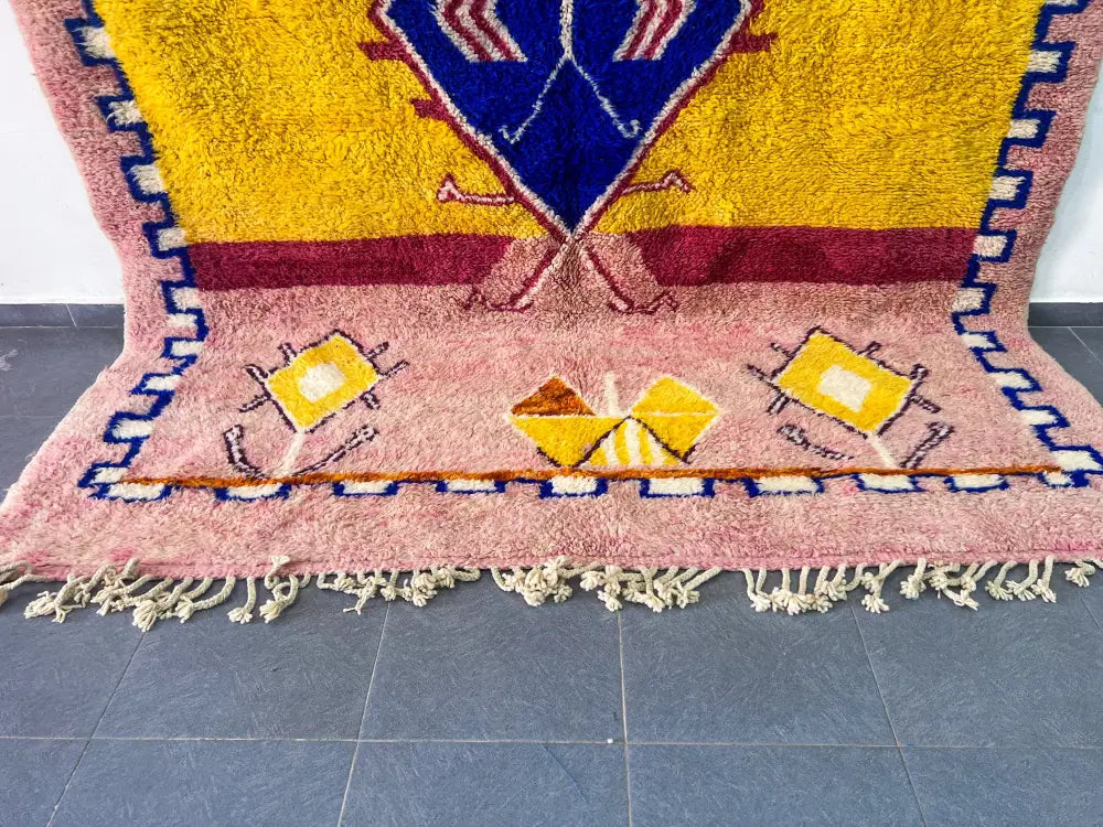Pink Moroccan Beni Rug