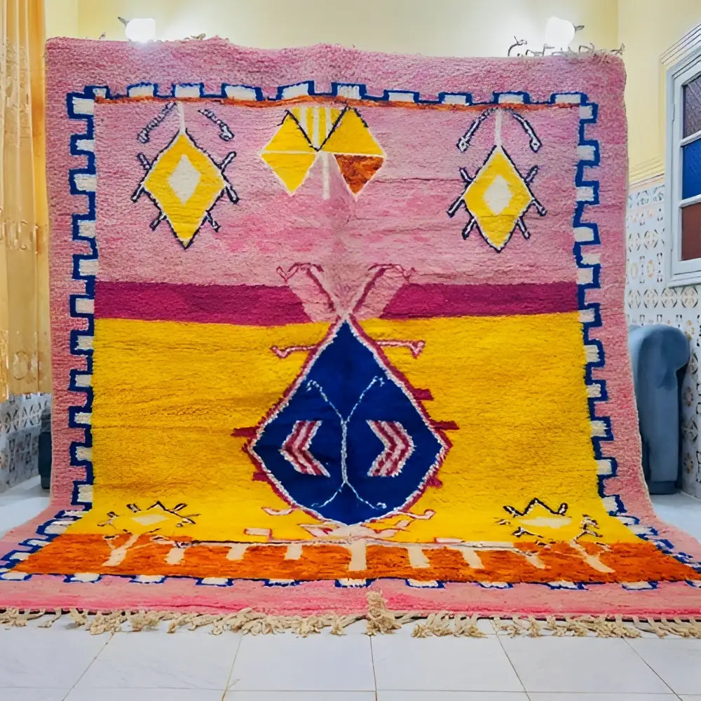Pink Moroccan Beni Rug