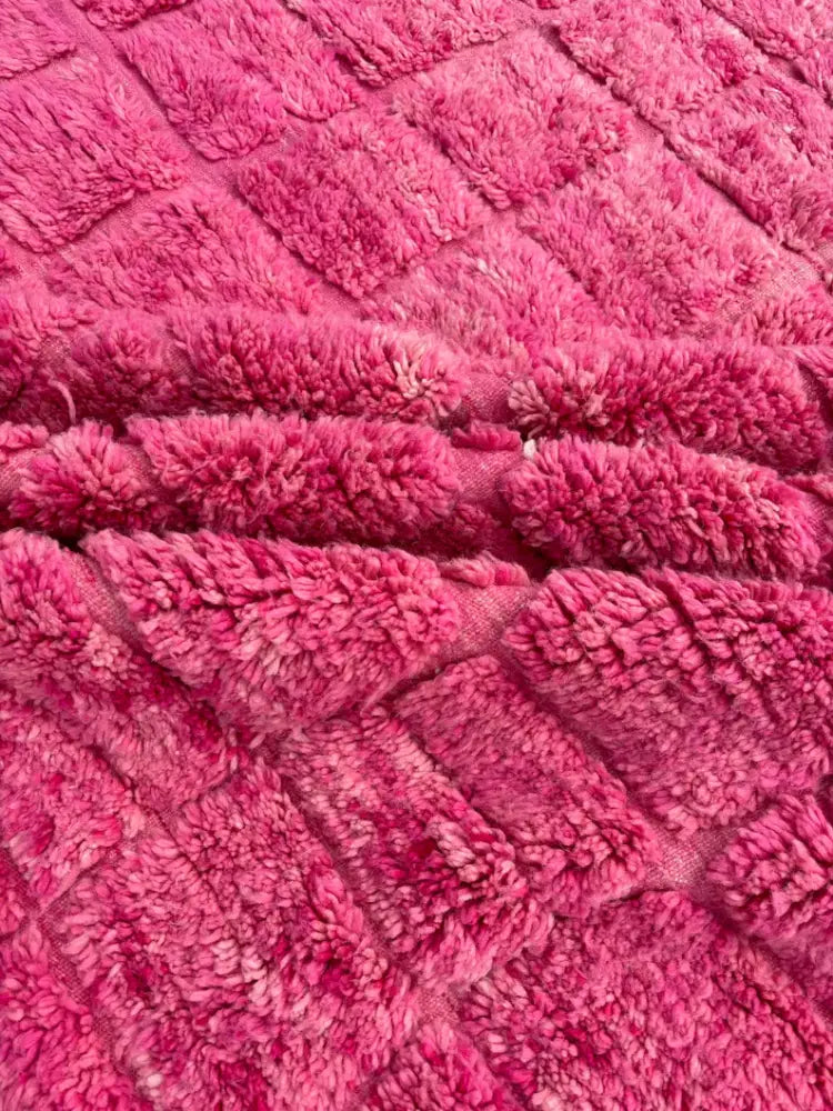Fuchsia Moroccan Bedroom Rug
