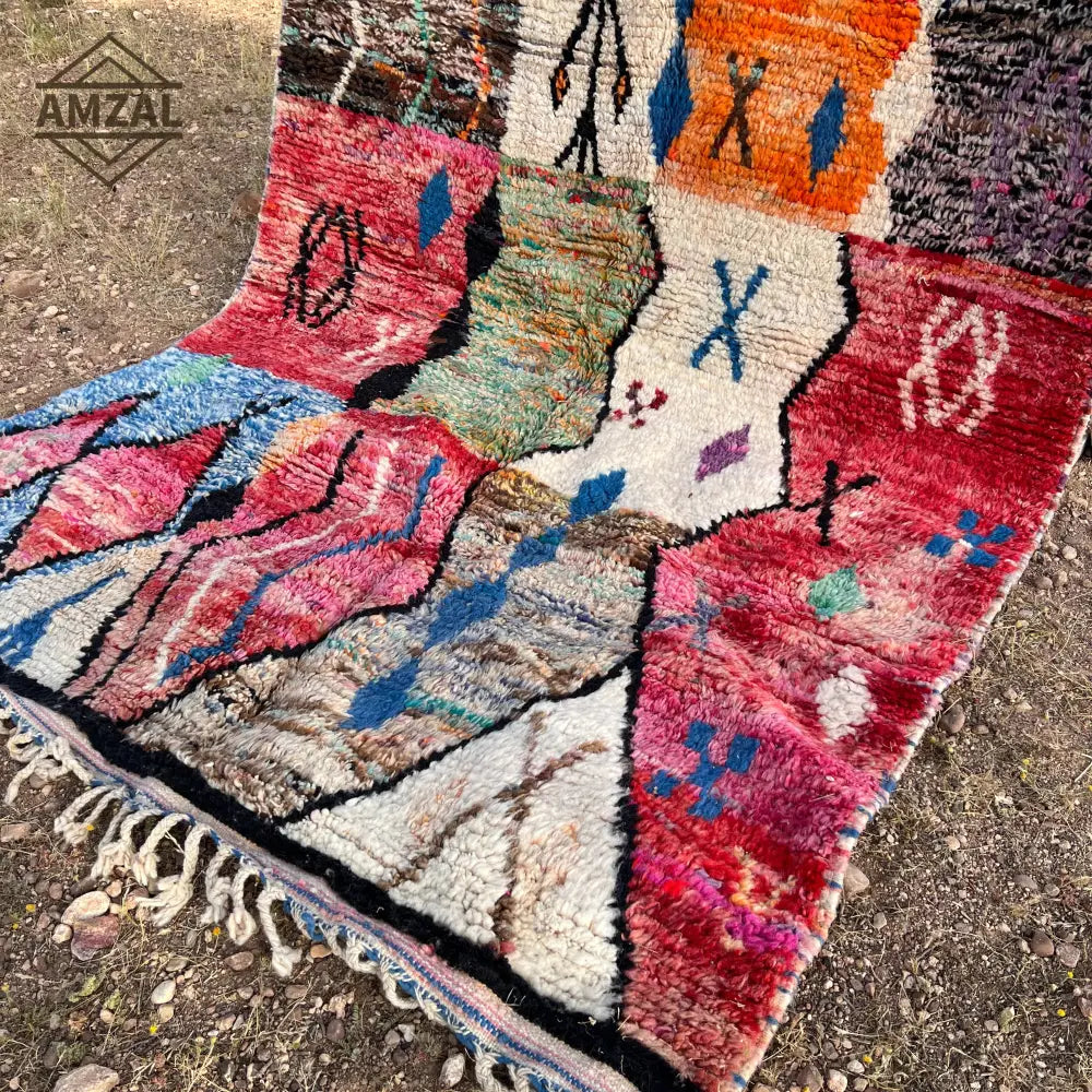 Multicolored Boujaad Wool Rug