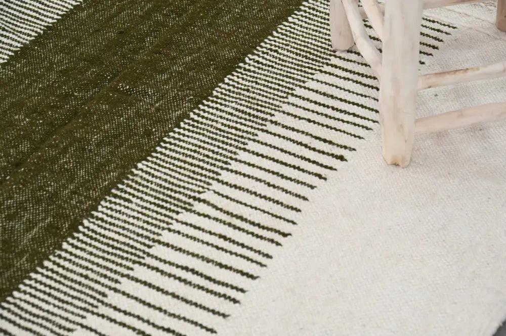 Beige Olive Azilal Rug