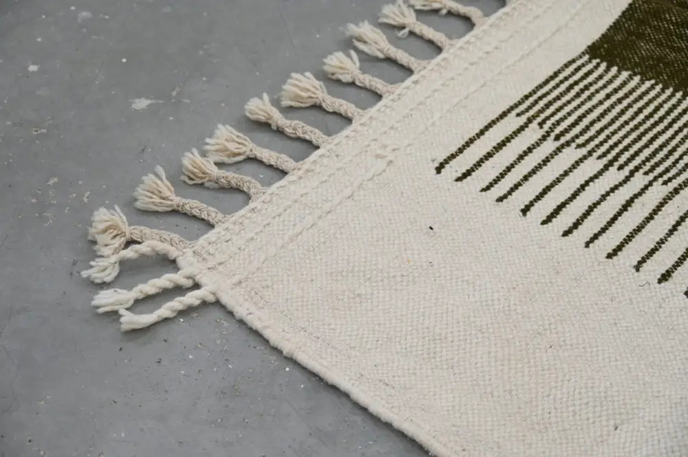 Beige Olive Azilal Rug