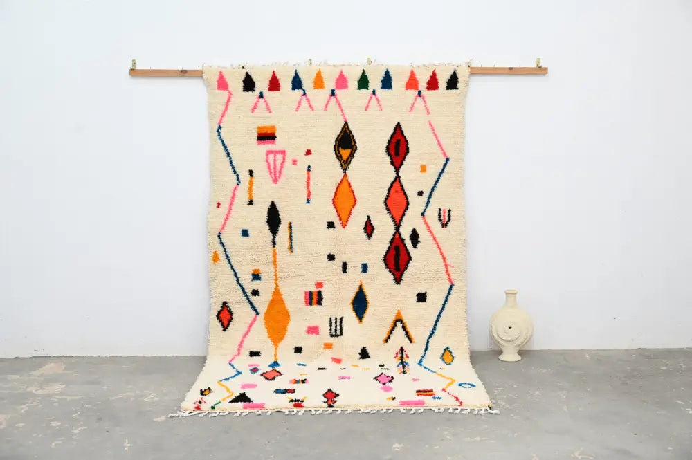 Colorful Geometric Azilal Rug