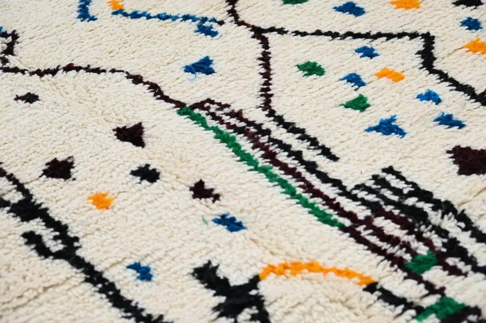 Beige Moroccan Accent Rug